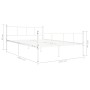 White metal bed frame 120x200 cm by vidaXL, Beds and slatted bases - Ref: Foro24-284631, Price: 101,22 €, Discount: %