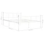 White metal bed frame 120x200 cm by vidaXL, Beds and slatted bases - Ref: Foro24-284631, Price: 99,68 €, Discount: %