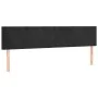 Box spring bed with mattress and LED black velvet 180x200 cm by vidaXL, Beds and slatted bases - Ref: Foro24-3134299, Price: ...