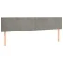 Boxspringbett mit Matratze und hellgrauem LED-Samt 180x200 cm von vidaXL, Betten und Lattenroste - Ref: Foro24-3134297, Preis...
