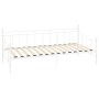 White metal bed frame 90x200 cm by vidaXL, Beds and slatted bases - Ref: Foro24-284668, Price: 84,26 €, Discount: %