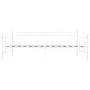Estructura de cama de metal blanco 90x200 cm de vidaXL, Camas y somieres - Ref: Foro24-284668, Precio: 83,53 €, Descuento: %