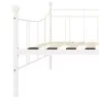 Estructura de cama de metal blanco 90x200 cm de vidaXL, Camas y somieres - Ref: Foro24-284668, Precio: 83,53 €, Descuento: %
