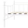 White metal bed frame 90x200 cm by vidaXL, Beds and slatted bases - Ref: Foro24-284668, Price: 84,26 €, Discount: %