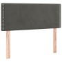 Boxspringbett mit Matratze und dunkelgrauem LED-Samt 90x190 cm von vidaXL, Betten und Lattenroste - Ref: Foro24-3134316, Prei...