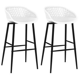 Kitchen stools 2 units white by vidaXL, Kitchen stools - Ref: Foro24-248150, Price: 123,38 €, Discount: %