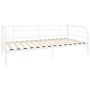 Estructura de cama de metal blanco 90x200 cm de vidaXL, Camas y somieres - Ref: Foro24-284672, Precio: 106,36 €, Descuento: %