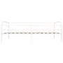White metal bed frame 90x200 cm by vidaXL, Beds and slatted bases - Ref: Foro24-284672, Price: 106,44 €, Discount: %