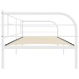Bettgestell aus weißem Metall, 90 x 200 cm von vidaXL, Betten und Lattenroste - Ref: Foro24-284672, Preis: 106,44 €, Rabatt: %
