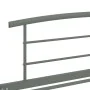 Estructura de cama de metal gris 90x200 cm de vidaXL, Camas y somieres - Ref: Foro24-284662, Precio: 79,47 €, Descuento: %