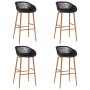 Küchenhocker 4 Einheiten schwarz von vidaXL, Küchenhocker - Ref: Foro24-248164, Preis: 255,89 €, Rabatt: %