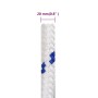 Cuerda de barco polipropileno blanco 20 mm 100 m
