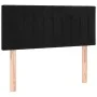 Cama box spring colchón y LED terciopelo negro 100x200 cm de vidaXL, Camas y somieres - Ref: Foro24-3134509, Precio: 306,67 €...