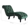Grünes Samtsofa von vidaXL, Tagesbetten - Ref: Foro24-248610, Preis: 336,50 €, Rabatt: %