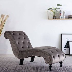 Gray velvet daybed by vidaXL, Daybeds - Ref: Foro24-248609, Price: 292,14 €, Discount: %