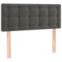 Box spring bed with mattress and LED dark gray velvet 120x200 cm by vidaXL, Beds and slatted bases - Ref: Foro24-3134634, Pri...