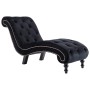 Chaiselongue aus schwarzem Samt von vidaXL, Tagesbetten - Ref: Foro24-248611, Preis: 254,69 €, Rabatt: %
