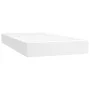 Box spring bed with mattress and LED white synthetic leather 100x200 cm by vidaXL, Beds and slatted bases - Ref: Foro24-31341...