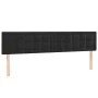 Box spring bed with mattress and LED black velvet 180x200 cm by vidaXL, Beds and slatted bases - Ref: Foro24-3134659, Price: ...