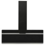 Wand-Dunstabzugshaube aus Stahl und schwarzem Hartglas, 90 cm von vidaXL, Extraktoren - Ref: Foro24-51669, Preis: 188,34 €, R...