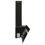 Wand-Dunstabzugshaube aus Stahl und schwarzem Hartglas, 90 cm von vidaXL, Extraktoren - Ref: Foro24-51669, Preis: 188,34 €, R...
