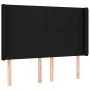 Box spring bed mattress and LED lights black fabric 140x190 cm by vidaXL, Beds and slatted bases - Ref: Foro24-3138151, Price...