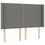 Cama box spring colchón y luces LED tela gris oscuro 140x200 cm de vidaXL, Camas y somieres - Ref: Foro24-3138238, Precio: 48...