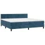 Boxspringbett mit Matratze und LED dunkelblauem Samt 200x200 cm von vidaXL, Betten und Lattenroste - Ref: Foro24-3134427, Pre...