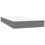 Box spring bed mattress and LED lights light gray fabric 200x200 cm by vidaXL, Beds and slatted bases - Ref: Foro24-3138262, ...
