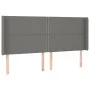 Box spring bed mattress and LED lights light gray fabric 200x200 cm by vidaXL, Beds and slatted bases - Ref: Foro24-3138262, ...