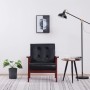 Black synthetic leather armchair by vidaXL, Armchairs - Ref: Foro24-248641, Price: 138,73 €, Discount: %