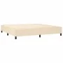 Box spring bed mattress and LED lights cream fabric 200x200 cm by vidaXL, Beds and slatted bases - Ref: Foro24-3138346, Price...