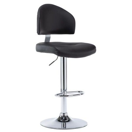 Schwarzer Küchenhocker aus Kunstleder von vidaXL, Küchenhocker - Ref: Foro24-249646, Preis: 101,37 €, Rabatt: %