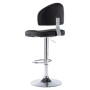 Schwarzer Küchenhocker aus Kunstleder von vidaXL, Küchenhocker - Ref: Foro24-249646, Preis: 101,37 €, Rabatt: %