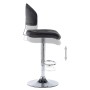 Schwarzer Küchenhocker aus Kunstleder von vidaXL, Küchenhocker - Ref: Foro24-249646, Preis: 101,37 €, Rabatt: %