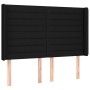 Box spring bed mattress and LED lights black fabric 140x200 cm by vidaXL, Beds and slatted bases - Ref: Foro24-3138399, Price...
