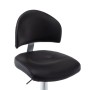 Schwarzer Küchenhocker aus Kunstleder von vidaXL, Küchenhocker - Ref: Foro24-249646, Preis: 101,37 €, Rabatt: %
