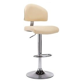 Cremefarbener Küchenhocker aus Kunstleder von vidaXL, Küchenhocker - Ref: Foro24-249648, Preis: 108,79 €, Rabatt: %