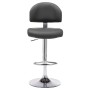 Küchenhocker aus grauem Kunstleder von vidaXL, Küchenhocker - Ref: Foro24-249649, Preis: 108,79 €, Rabatt: %