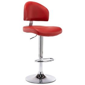 Weinroter Küchenhocker aus Kunstleder von vidaXL, Küchenhocker - Ref: Foro24-249651, Preis: 101,94 €, Rabatt: %