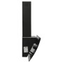 Black tempered glass steel wall extractor hood 60 cm by vidaXL, Extractors - Ref: Foro24-51675, Price: 175,46 €, Discount: %