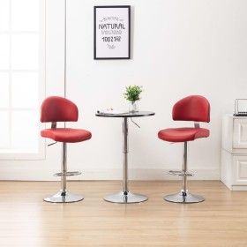 Küchenhocker 2 Stück Kunstleder Weinrot Farbe von vidaXL, Küchenhocker - Ref: Foro24-249661, Preis: 163,56 €, Rabatt: %