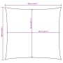 Toldo de vela cuadrado tela Oxford azul 6x6 m