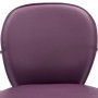 Kitchen stools with armrests 2 pcs purple synthetic leather by vidaXL, Kitchen stools - Ref: Foro24-249708, Price: 110,74 €, ...