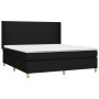 Cama box spring colchón y luces LED tela negro 180x200 cm de vidaXL, Camas y somieres - Ref: Foro24-3138735, Precio: 679,02 €...