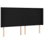 Box spring bed mattress and LED lights black fabric 180x200 cm by vidaXL, Beds and slatted bases - Ref: Foro24-3138735, Price...