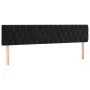 Box spring bed with mattress and LED black velvet 200x200 cm by vidaXL, Beds and slatted bases - Ref: Foro24-3134605, Price: ...