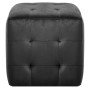 Puf 2 unidades terciopelo negro 30x30x30 cm de vidaXL, Otomanas - Ref: Foro24-278386, Precio: 89,84 €, Descuento: %