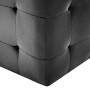 Puf 2 unidades terciopelo negro 30x30x30 cm de vidaXL, Otomanas - Ref: Foro24-278386, Precio: 89,84 €, Descuento: %
