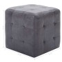 Pouf 2 units artificial suede gray 30x30x30 cm by vidaXL, Ottomans - Ref: Foro24-278383, Price: 85,29 €, Discount: %